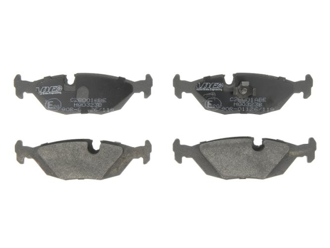 Set plăcuțe frână ABE, spate ,pentru: BMW 3 (E30), 3 (E36), 5 (E28), 6 (E24), 7 (E23), 7 (E32), 7 (E65, E66, E67), X3 (E83), Z1 1.6-4.0 04.76-08.10