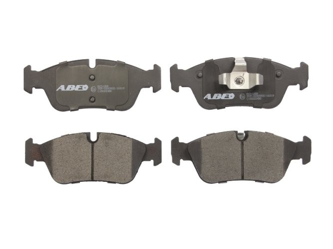 Set plăcuțe frână ABE, față ,pentru: BMW 1 (E81), 1 (E82), 1 (E87), 1 (E88), 3 (E90) 1.6/2.0/2.0D 06.04-12.13