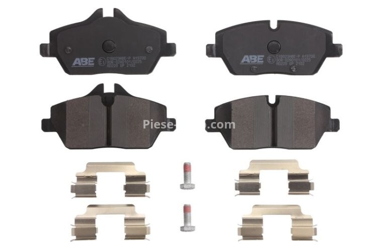 Set plăcuțe frână ABE, față ,pentru: BMW 1 (E81), 1 (E82), 1 (E87), 1 (E88), 2 (F45); MINI (F55), (F56), (F57), (R50, R53), (R56), (R57), (R58), (R59), CLUBMAN (F54) 1.2-2.0D 06.04-