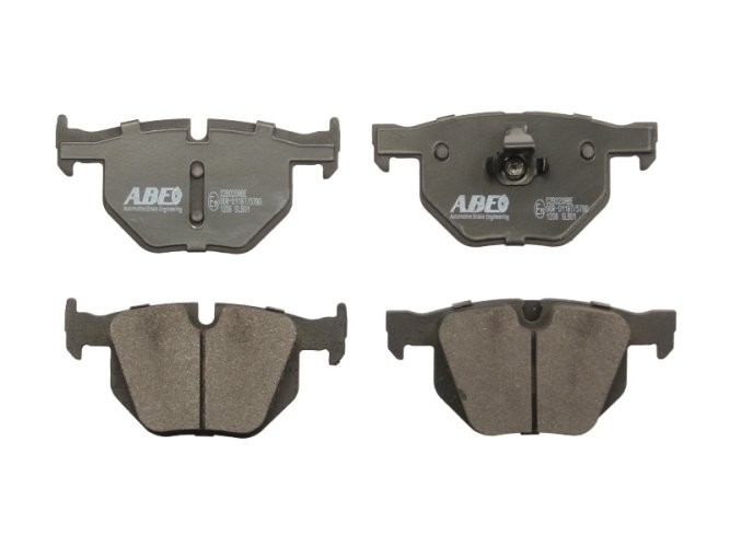 Set plăcuțe frână ABE, spate ,pentru: BMW 5 (E60), 7 (E65, E66, E67), X5 (E70), X5 (F15, F85), X6 (E71, E72), X6 (F16, F86) 2.0D-4.0 07.03-07.19