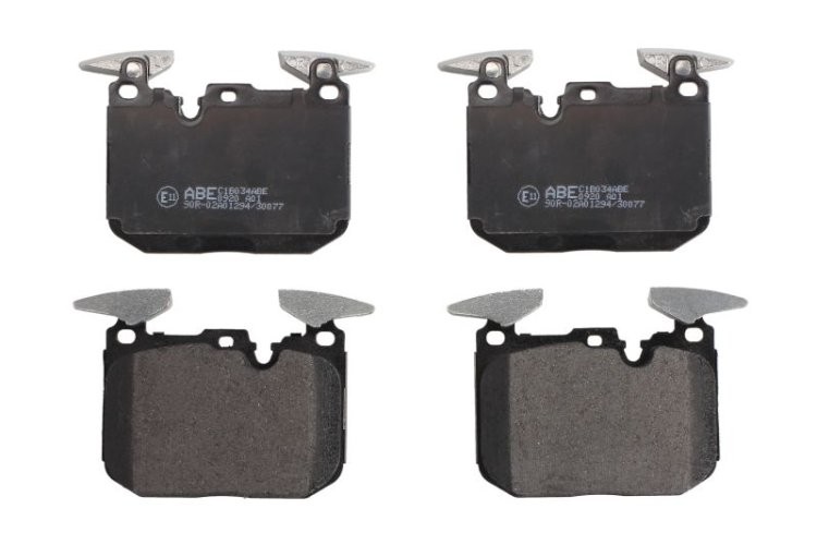Set plăcuțe frână ABE, față (fara optionale), se potrivește: BMW 1 (F20), 1 (F21), 1 (F40), 2 (F22, F87), 2 (F23), 2 GRAN COUPE (F44), 3 (F30, F80), 3 (F31), 3 GRAN TURISMO (F34), 4 (F32 1.5-3.0H 07.11-