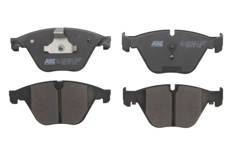 Set plăcuțe frână ABE, față ,pentru: BMW 3 (E90), 3 (E92), 5 (E60), 5 (F10), 5 (F11), 5 GRAN TURISMO (F07), 6 (F12), 6 (F13), 6 GRAN COUPE (F06), 7 (E65, E66, E67), 7 (F01 2.0-4.4 07.03-10.18
