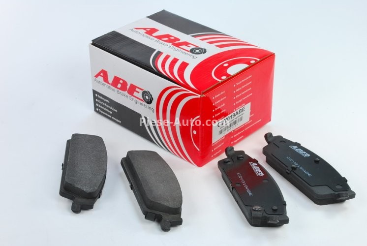 Set plăcuțe frână ABE, spate ,pentru:  CHEVROLET AVALANCHE, SILVERADO 1500, SILVERADO 2500 HD, SUBURBAN, TAHOE LTZ; GMC SIERRA, YUKON 4.8-6.6D 01.03-