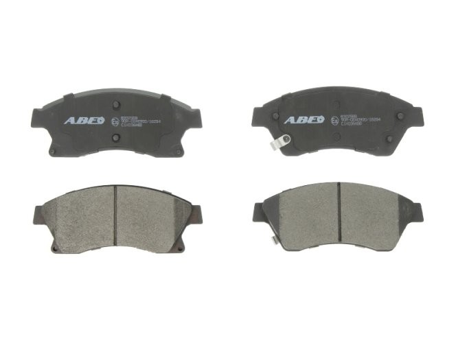 Set plăcuțe frână ABE, față ,pentru: CHEVROLET AVEO, CRUZE, ORLANDO, TRAX; OPEL ANTARA A, ASTRA J, ASTRA J GTC, ASTRA J/HATCHBACK 1.2-2.2D 05.09-