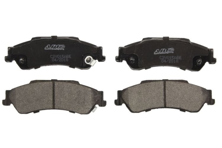 Set plăcuțe frână ABE, spate ,pentru: CHEVROLET BLAZER, BLAZER S10, S10; GMC JIMMY 2.2/4.3/5.7 09.88-09.05