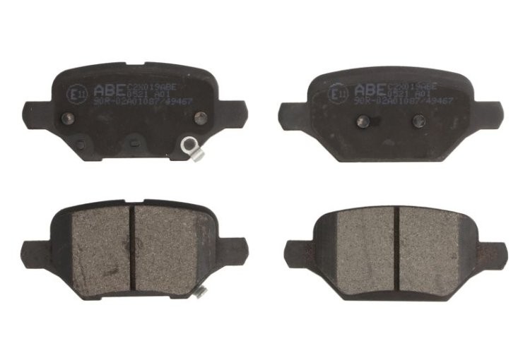 Set plăcuțe frână ABE, spate ,pentru: CHEVROLET TRAX; OPEL MOKKA / MOKKA X 1.4-1.8 06.12-