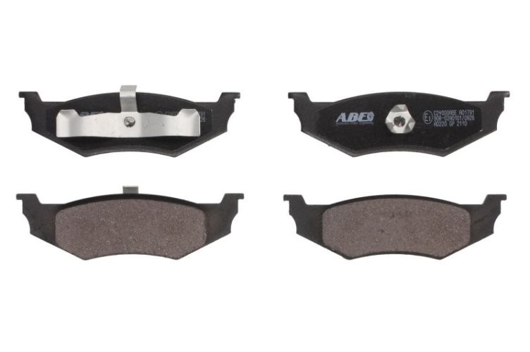 Set plăcuțe frână ABE, spate ,pentru: CHRYSLER 300M, CIRRUS, CONCORDE, DAYTONA, LE BARON, LHS, NEON, NEON II, NEW YORKER, PT CRUISER, SARATOGA, SEBRING, STRATUS, VISION 1.6-3.8 09.86-