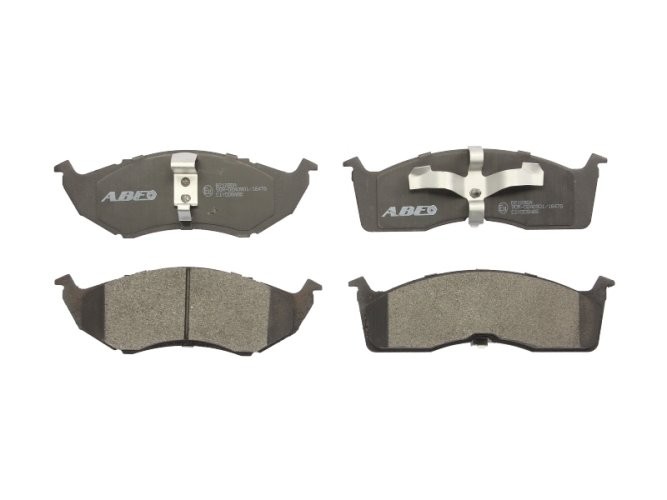Set plăcuțe frână ABE, față ,pentru: CHRYSLER 300M, CARAVAN, CONCORDE, GRAND VOYAGER III, LHS, NEON, NEON II, NEW YORKER, VISION, VOYAGER II, VOYAGER III; DODGE CARAVAN, INTREPID 1.6-3.8 08.90-