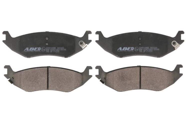 Set plăcuțe frână ABE, spate ,pentru: CHRYSLER ASPEN; DODGE DURANGO, RAM, RAM 1500; RAM 1500 3.0D-6.7 06.01-