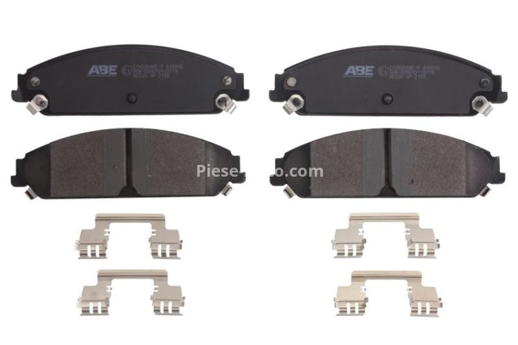 Set plăcuțe frână ABE, față ,pentru: CHRYSLER 300 C, 300C; DODGE CALIBER, CHALLENGER, CHALLENGER SE, CHARGER, MAGNUM, MAGNUM II; LANCIA THEMA 2.0-6.4 09.04-