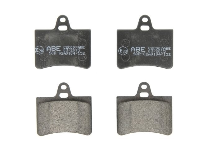 Set plăcuțe frână ABE, spate ,pentru: CITROEN C5 I, C5 II, C5/KOMBI 1.6D-3.0 03.01-
