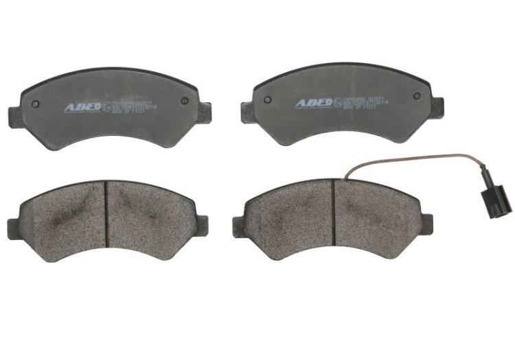 Set plăcuțe frână ABE, față ,pentru: CITROEN C3 III, DS3, JUMPER II, XSARA; FIAT DUCATO; PEUGEOT BOXER 1.2-Electric 04.00-