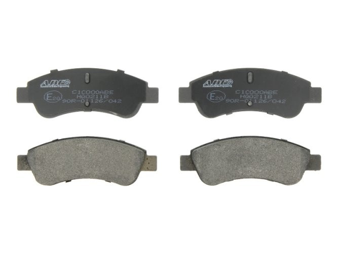 Set plăcuțe frână ABE, față ,pentru: DS DS 3; CITROEN BERLINGO, BERLINGO/MINIVAN, C2, C3 AIRCROSS I, C3 AIRCROSS II, C3 I, C3 II, C3 III, C3 PICASSO, C4, C4 CACTUS, C4 I 1.0-Electric 02.84-