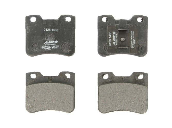 Set plăcuțe frână ABE, față ,pentru: CITROEN AX, SAXO; PEUGEOT 106 I, 106 II 1.0-Electric 09.91-07.04