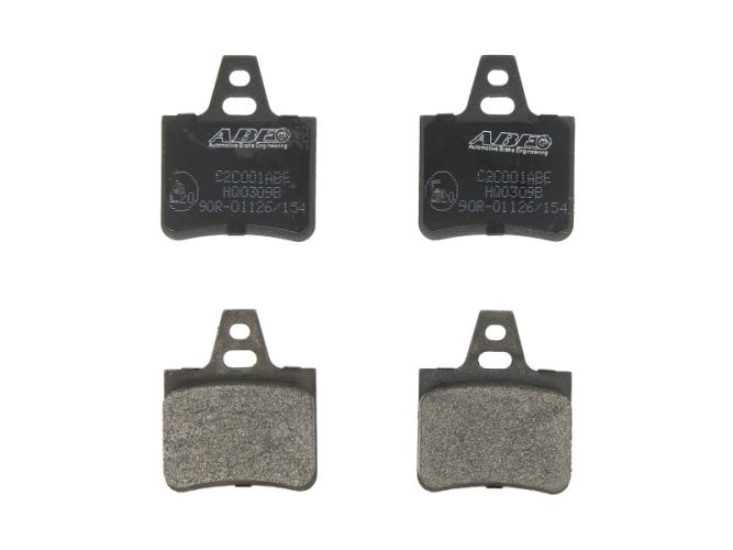 Set plăcuțe frână ABE, spate ,pentru: CITROEN BX, XANTIA, XM 1.4-3.0 09.82-04.03
