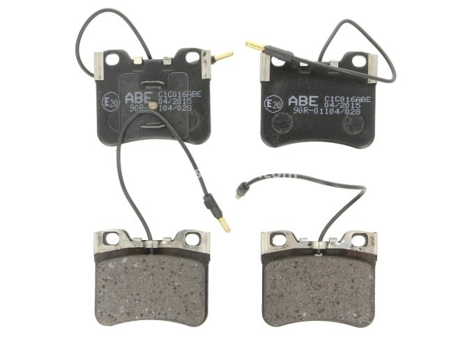 Set plăcuțe frână ABE, față ,pentru: CITROEN AX, C4 PICASSO I 1.0-Electric 07.86-08.13