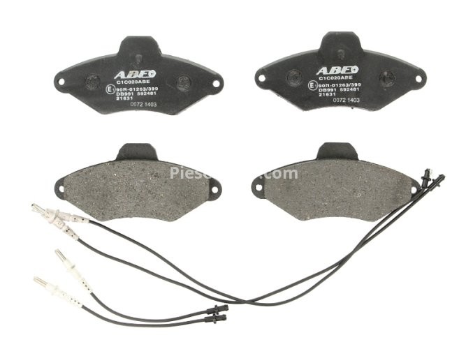 Set plăcuțe frână ABE, față ,pentru: CITROEN XANTIA 1.6-2.0D 03.93-04.03