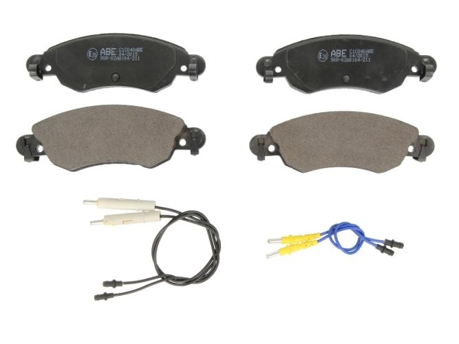 Set plăcuțe frână ABE, față ,pentru: CITROEN C5 I, C5 II 1.8 03.01-01.08