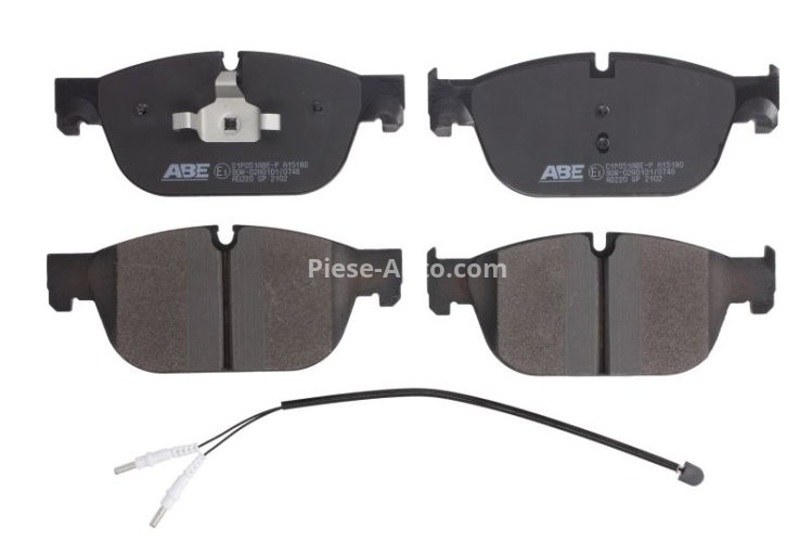 Set plăcuțe frână ABE, față ,pentru: CITROEN C5 III, C6, DS4, DS5; PEUGEOT 308, 308 I, 407, 508 I, 508/KOMBI, RCZ 1.6-3.0D 03.04-