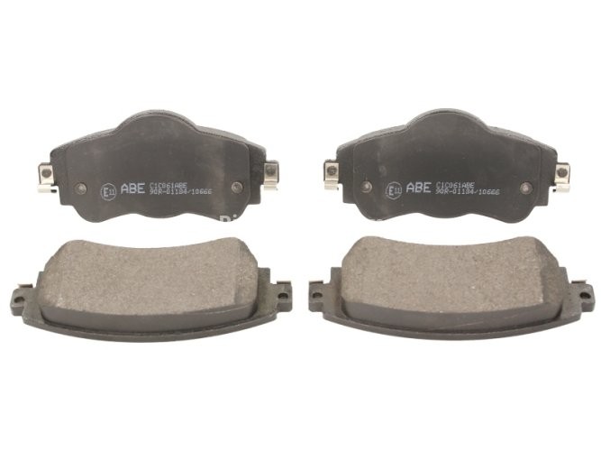 Set plăcuțe frână ABE, față ,pentru: CITROEN C4 II, DS4 1.4-2.0D 11.09-