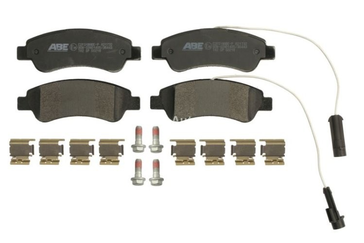 Set plăcuțe frână ABE, spate ,pentru: CITROEN JUMPER II; FIAT DUCATO; OPEL MOVANO C; PEUGEOT BOXER 2.0D-Electric 11.02-