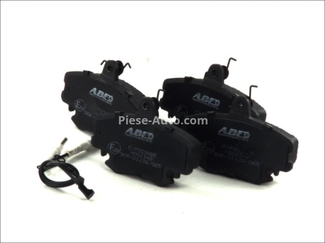 Set plăcuțe frână ABE, față ,pentru: DACIA LOGAN, LOGAN EXPRESS, LOGAN MCV, SANDERO, SANDERO II, SOLENZA, SUPERNOVA; PEUGEOT 205 I, 205 II, 309 I, 309 II; RENAULT 11, 18 1.0-Electric 05.77-