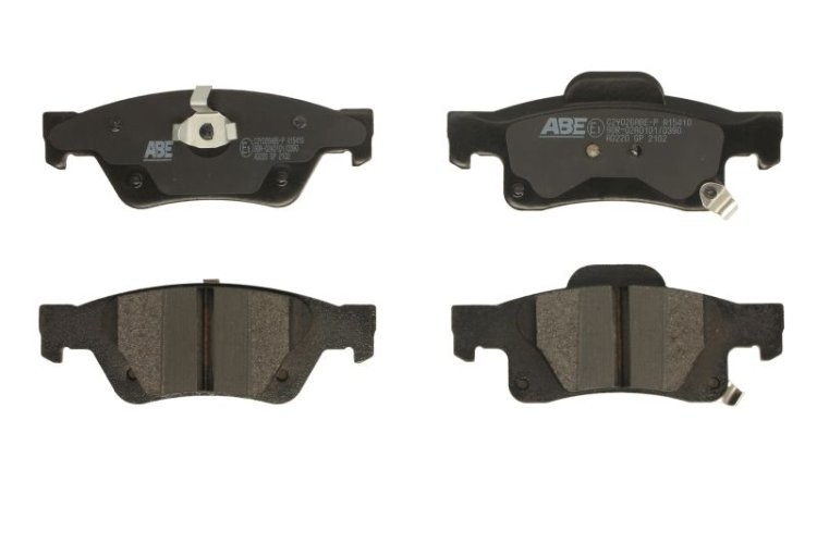 Set plăcuțe frână ABE, spate ,pentru: DODGE DURANGO; JEEP GRAND CHEROKEE IV 3.0D-6.4 11.10-