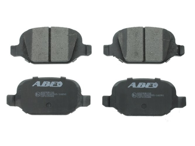 Set plăcuțe frână ABE, spate ,pentru: FIAT PANDA 0.9-1.3D 02.12-