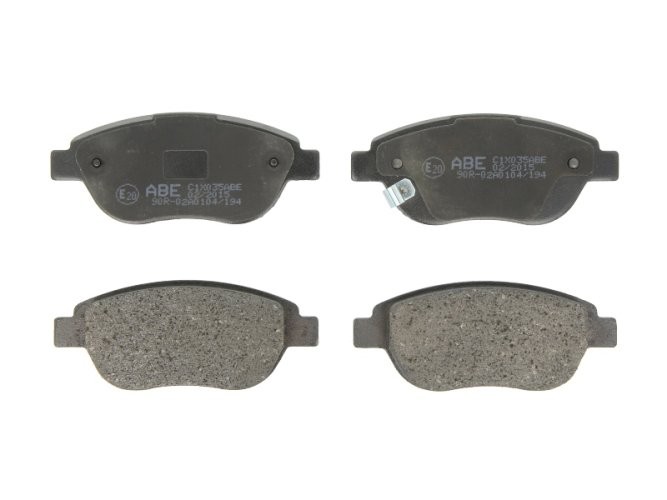 Set plăcuțe frână ABE, față ,pentru: FIAT 500L; OPEL CORSA D, CORSA D/HATCHBACK 0.9-1.6D 07.06-