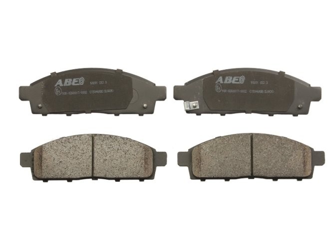 Set plăcuțe frână ABE, față ,pentru: FIAT FULLBACK; MITSUBISHI L200, L200 / TRITON, PAJERO SPORT II; NISSAN NV200, NV200 / EVALIA 1.5D-3.5 01.04-