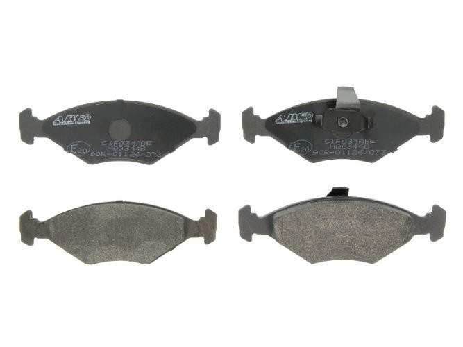 Set plăcuțe frână ABE, față ,pentru: FIAT DOBLO, DOBLO/MINIVAN, FIORINO, PALIO, SIENA 1.0-1.7D 10.93-