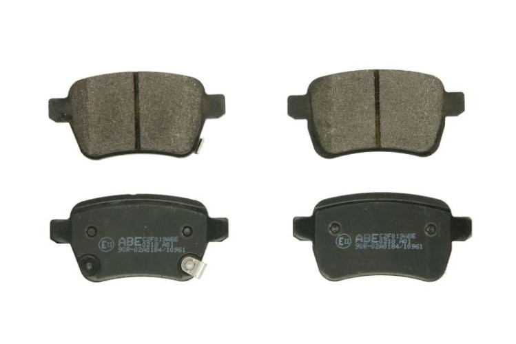Set plăcuțe frână ABE, spate ,pentru: FIAT 500L, TIPO; OPEL ADAM, CORSA E, CORSA E/HATCHBACK 1.0-1.6D 09.12-