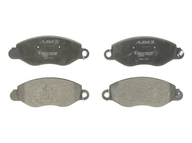 Set plăcuțe frână ABE, față ,pentru: FORD TRANSIT 2.0D/2.4D 01.00-05.06