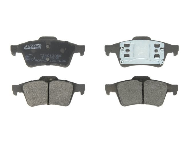 Set plăcuțe frână ABE, spate ,pentru: FORD C-MAX II, ECOSPORT, FOCUS II, FOCUS III, GRAND C-MAX, KUGA II, TOURNEO CONNECT, TRANSIT CONNECT; NISSAN PRIMERA; RENAULT ESPACE IV 1.5-3.5 09.00-