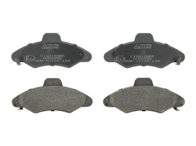 Set plăcuțe frână ABE, față ,pentru: FORD ESCORT CLASSIC, ESCORT V EXPRESS, ESCORT VI, ESCORT VI/KOMBI, KA 1.3-2.0 07.90-03.04