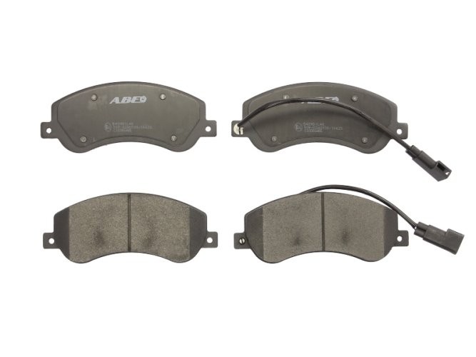 Set plăcuțe frână ABE, față ,pentru: FORD TRANSIT, TRANSIT TOURNEO 2.2D/2.3/2.4D 04.06-12.14