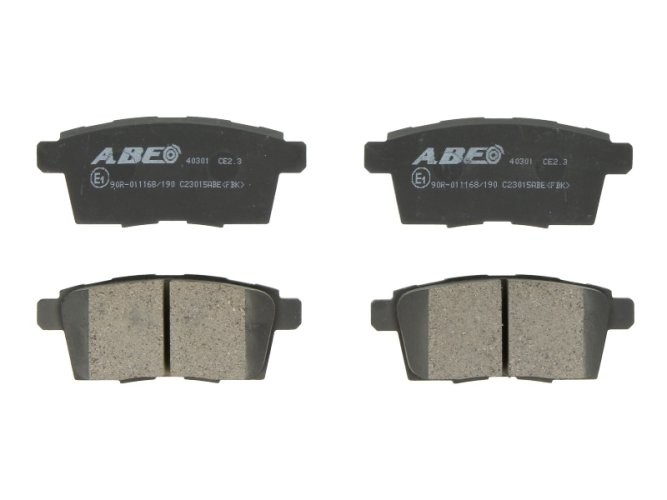 Set plăcuțe frână ABE, spate ,pentru: FORD USA EDGE; LINCOLN MKX; MAZDA CX-7, CX-9 2.2D-3.7 06.06-