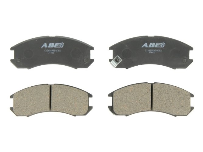 Set plăcuțe frână ABE, față ,pentru: FORD USA PROBE I; MAZDA 323 F VI, 323 S VI, 626 II, 626 III 1.6-3.0 03.83-05.04