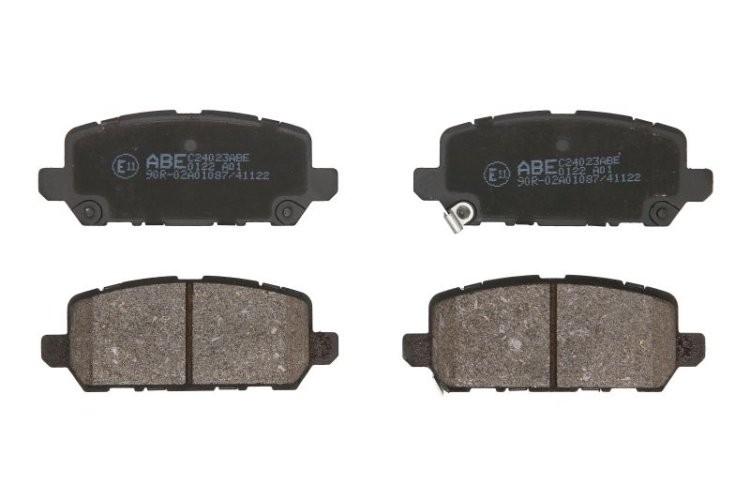 Set plăcuțe frână ABE, spate ,pentru: HONDA ACCORD IX, HR-V 1.5/1.6D/2.4 09.12-