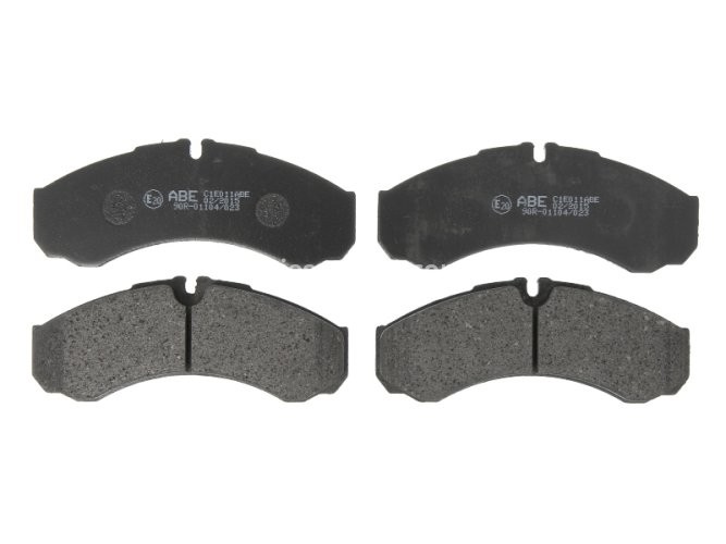 Set plăcuțe frână ABE, față ,pentru: IVECO DAILY II, DAILY III, DAILY IV, DAILY V; RVI MASCOTT; RENAULT MASTER PRO 2.3D-3.0D 01.89-02.14