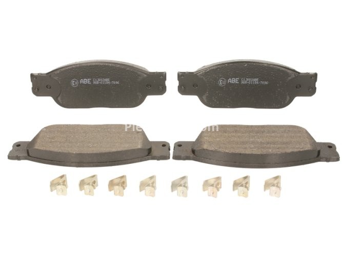 Set plăcuțe frână ABE, față ,pentru: JAGUAR S-TYPE II; LINCOLN LS 2.5-4.2 05.98-