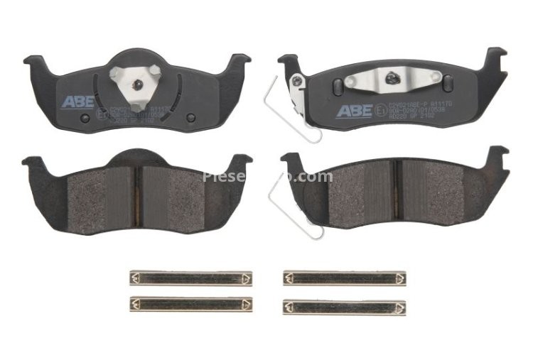Set plăcuțe frână ABE, spate ,pentru: JEEP COMMANDER, GRAND CHEROKEE III; NISSAN ARMADA, TITAN 3.0-6.1 08.03-