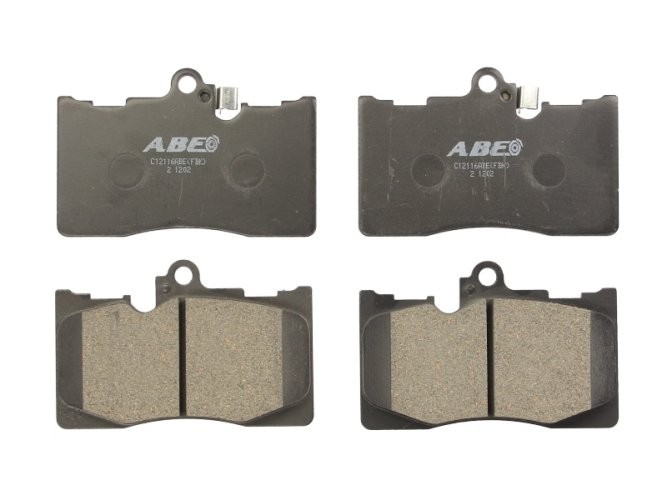 Set plăcuțe frână ABE, față ,pentru: LEXUS GS, IS II, IS III, RC; TOYOTA CELSIOR, COROLLA, MARK X II, RAV 4 III, VERSO S 1.33-4.6 09.00-