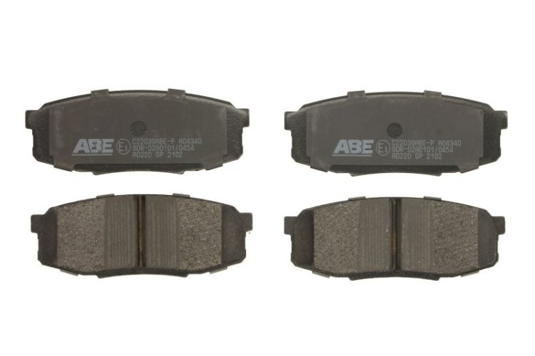 Set plăcuțe frână ABE, spate ,pentru: LEXUS LX; TOYOTA LAND CRUISER 200, LAND CRUISER PRADO, SEQUOIA, TUNDRA 3.5-5.7ALK 09.00-