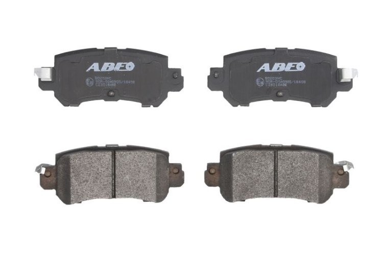 Set plăcuțe frână ABE, spate ,pentru: MAZDA 2, CX-3, CX-5 1.5D-2.5 11.11-