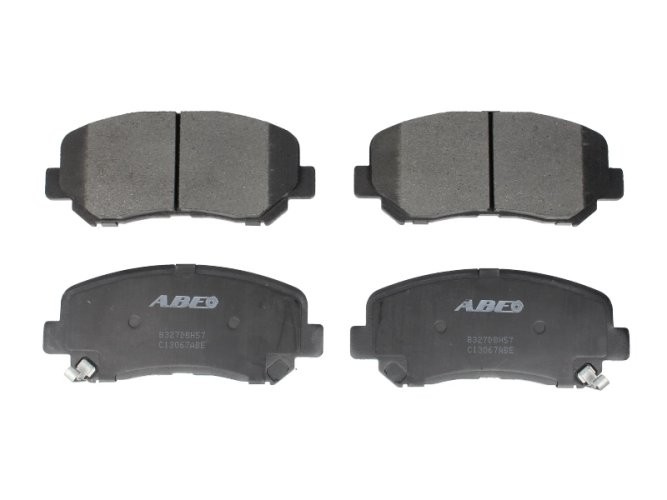 Set plăcuțe frână ABE, față ,pentru: MAZDA CX-5 2.0/2.2D/2.5 11.11-