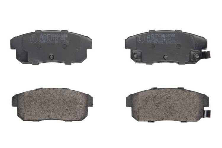 Set plăcuțe frână ABE, spate ,pentru: MAZDA RX-8; SUZUKI IGNIS I, IGNIS II 1.3/1.5 10.00-