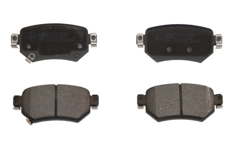 Set plăcuțe frână ABE, spate ,pentru: MAZDA 6 2.0/2.2D/2.5 08.12-
