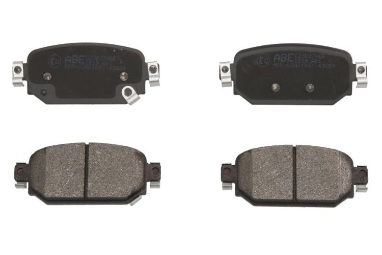 Set plăcuțe frână ABE, spate ,pentru: MAZDA 3, CX-3, CX-5 1.5D-2.2D 04.12-