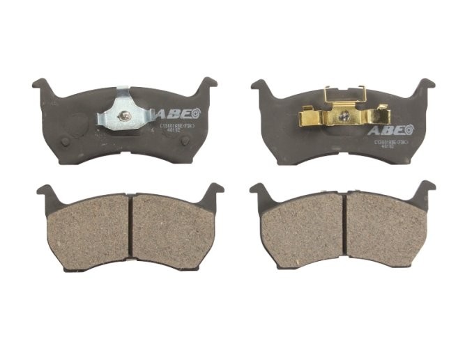 Set plăcuțe frână ABE, față ,pentru: MAZDA 626 II, 626 III 1.6/2.0/2.0D 11.82-05.92
